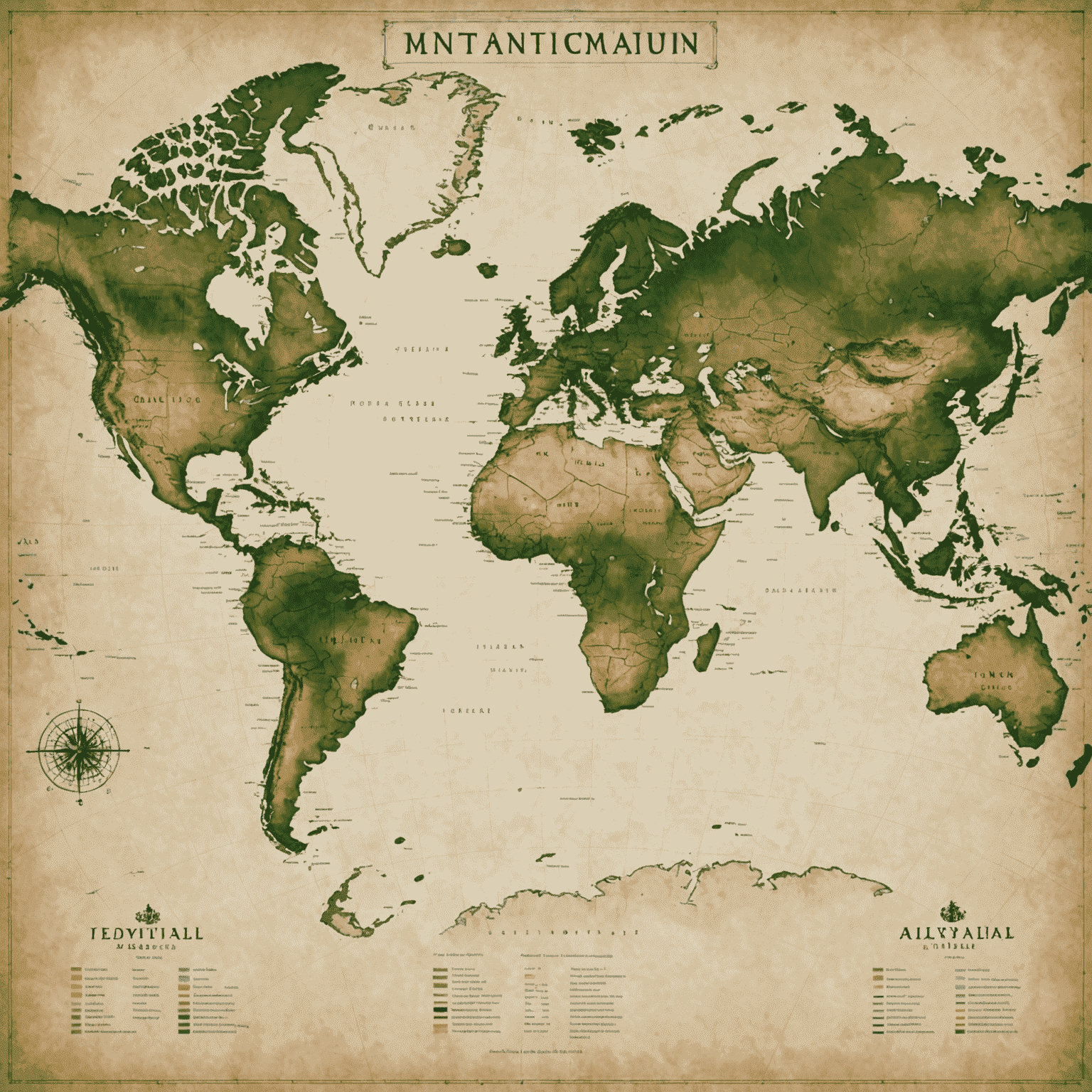 A world map with distance markers showing miles and kilometers between major cities, emphasizing the global importance of unit conversion